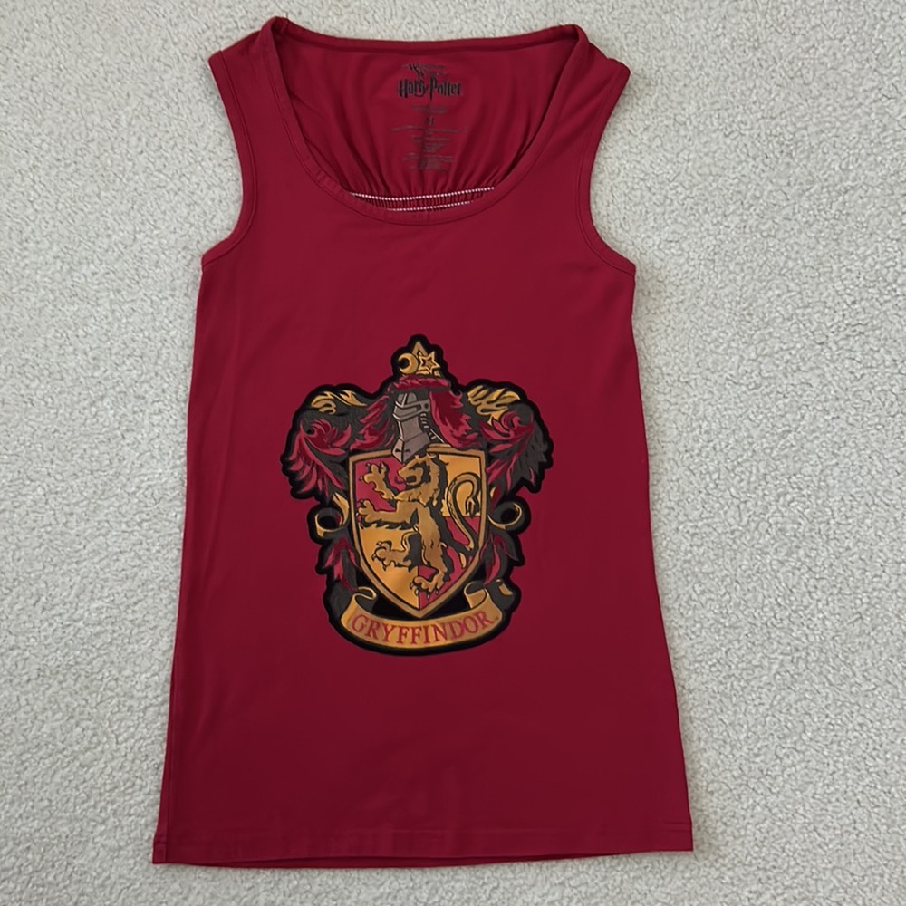 Red Gryffindor Tank Top Size Medium